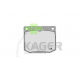 35-0352 KAGER Комплект тормозных колодок, дисковый тормоз