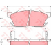 GDB325 TRW Комплект тормозных колодок, дисковый тормоз