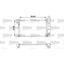 810919 VALEO Радиатор, охлаждение двигателя