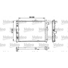 883754 VALEO Радиатор, охлаждение двигателя