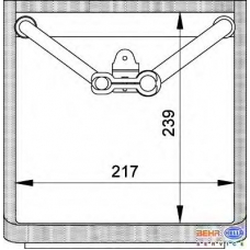 8FV 351 210-341 HELLA Испаритель, кондиционер