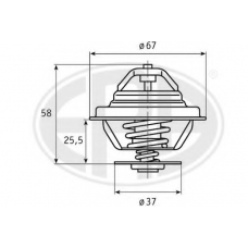 350190 ERA Термостат, охлаждающая жидкость