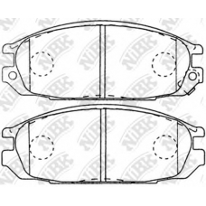 PN2371 NiBK Комплект тормозных колодок, дисковый тормоз