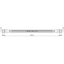 VBH462 MOTAQUIP Тормозной шланг