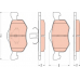 GDB1753 TRW Комплект тормозных колодок, дисковый тормоз