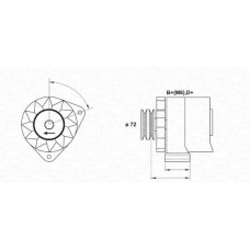 943356683010 MAGNETI MARELLI Генератор