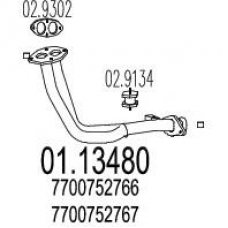 01.13480 MTS Труба выхлопного газа