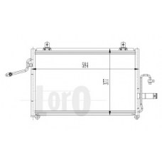 011-016-0004 LORO Конденсатор, кондиционер