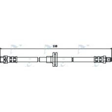 HOS3434 APEC Тормозной шланг