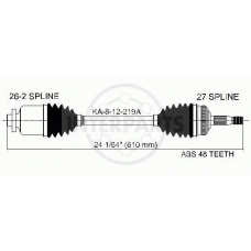 KA-8-12-219A InterParts Приводной вал