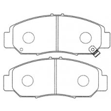 PN-8465 JNBK Колодки тормозные