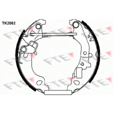 TK2062 FTE Комплект тормозных колодок