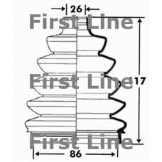 FCB2389 FIRST LINE Пыльник, приводной вал