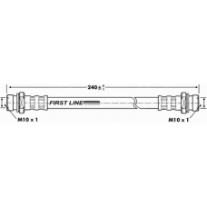 FBH6878 FIRST LINE Тормозной шланг