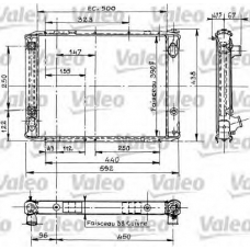 730057 VALEO Радиатор, охлаждение двигателя