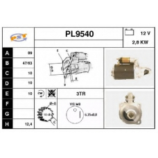 PL9540 SNRA Стартер