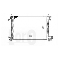 017-017-0013 LORO Радиатор, охлаждение двигателя