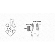 063321391010 MAGNETI MARELLI Генератор