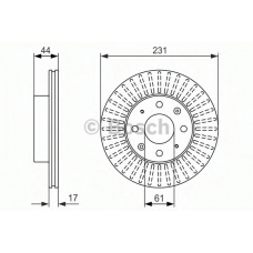 0 986 479 841 BOSCH Тормозной диск