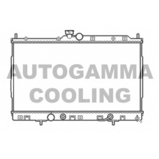 105052 AUTOGAMMA Радиатор, охлаждение двигателя