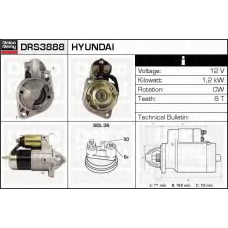 DRS3888 DELCO REMY Стартер