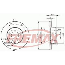 BD-9131 FREMAX Тормозной диск