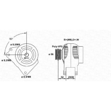 943355025010 MAGNETI MARELLI Генератор