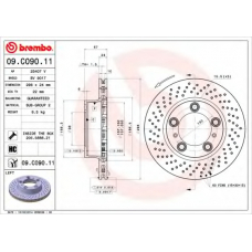 09.C090.11 BREMBO Тормозной диск