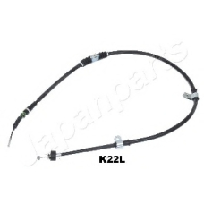 BC-K22L JAPANPARTS Трос, стояночная тормозная система