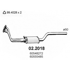 02.2018 ASSO Предглушитель выхлопных газов