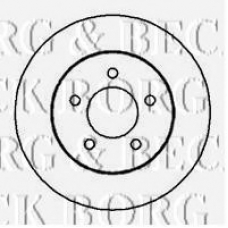 BBD4122 BORG & BECK Тормозной диск