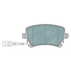 SP 288 SCT Комплект тормозных колодок, дисковый тормоз