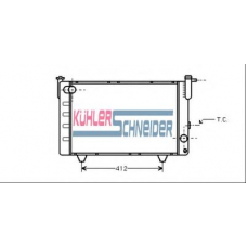 0710201 KUHLER SCHNEIDER Радиатор, охлаждение двигател