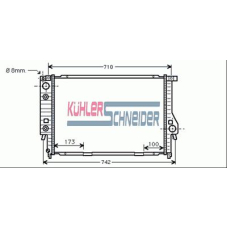 1417401 KUHLER SCHNEIDER Радиатор, охлаждение двигател