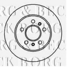 BBD5102 BORG & BECK Тормозной диск