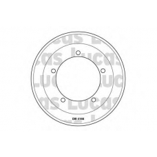 DB4166 TRW Тормозной барабан