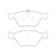 WBP21670A WAGNER LOCKHEED Комплект тормозных колодок, дисковый тормоз