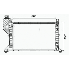 RM0795 EQUAL QUALITY Радиатор, охлаждение двигателя