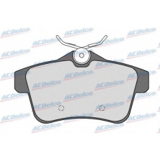 AC896581D AC Delco Комплект тормозных колодок, дисковый тормоз