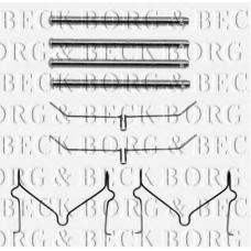 BBK1173 BORG & BECK Комплектующие, колодки дискового тормоза