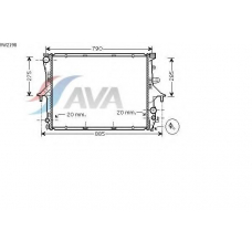 VW2198 GERI Радиатор, охлаждение двигател