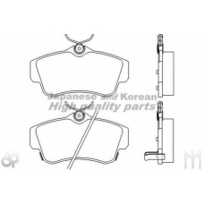 US104201 ASHUKI Комплект тормозных колодок, дисковый тормоз