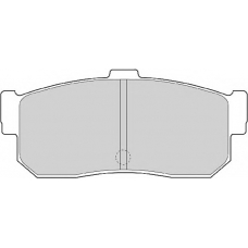 FD6936A NECTO Комплект тормозных колодок, дисковый тормоз