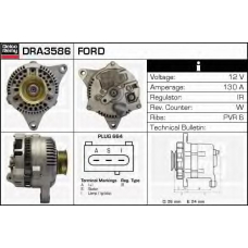 DRA3586 DELCO REMY Генератор