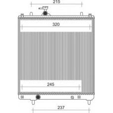 350213967000 MAGNETI MARELLI Радиатор, охлаждение двигателя