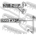 NSB-Z11F FEBEST Опора, стабилизатор