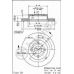 BS 8177 BRECO Тормозной диск