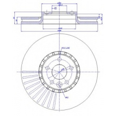 142.1505 CAR Тормозной диск