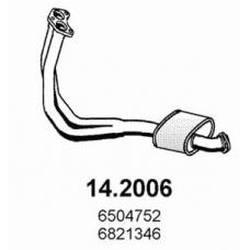 14.2006 ASSO Предглушитель выхлопных газов