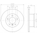 MDC671 MINTEX Тормозной диск